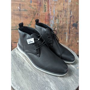 Men's Aldo Black Dress Shoes Boots High Top, Size 11 Memory Foam, New With Tags!